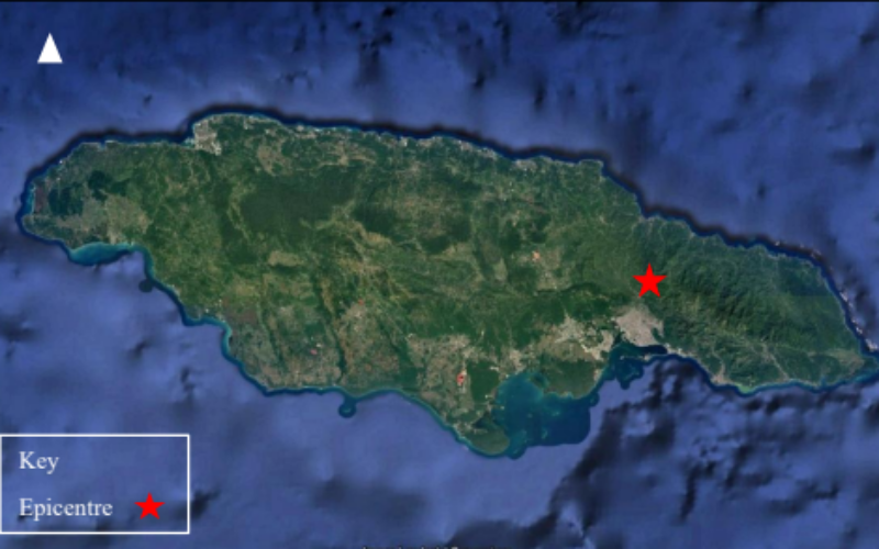 Sections of Jamaica rattled by magnitude 4.6 earthquake, this morning
