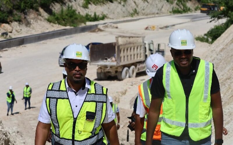Montego Bay perimeter road about 80% complete