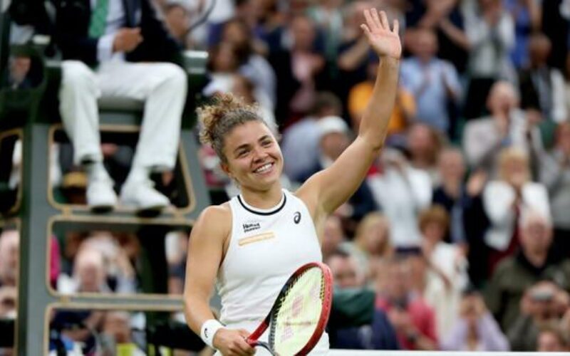 Jasmine Paolini wins longest Wimbledon women’s semifinal