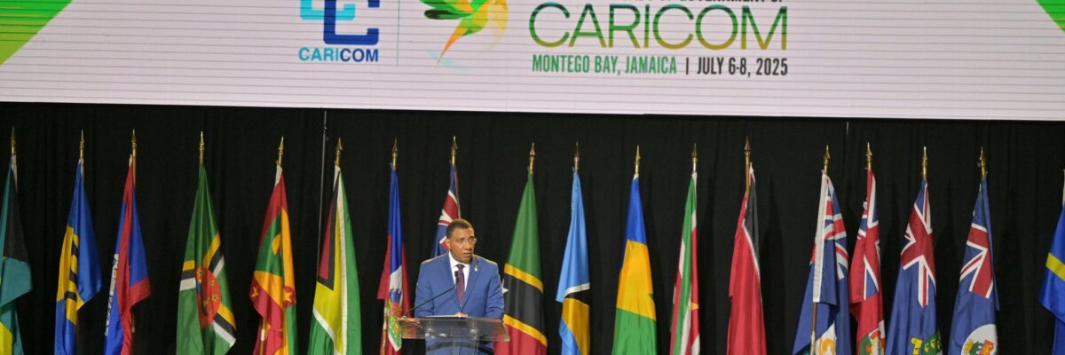 Region’s resources sufficient to provide for its people – CARICOM Chair, Dr. Andrew Holness
