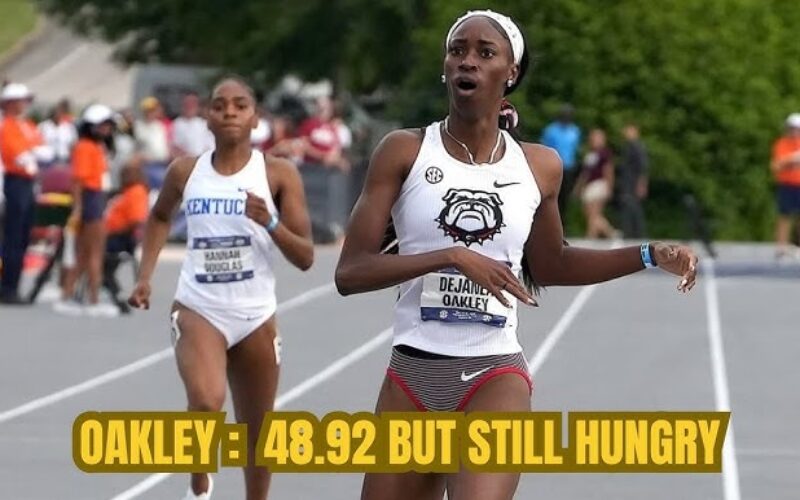 Dejanea Oakley among  the  four  finalists for the class of 2026 Honda Sport Award for track and field