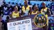 The Jamaican local based delegation heading home from World  Relays in  Gaborone , Botswana