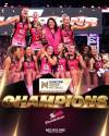 Shamera Sterling-Humphrey and Latanya Wilson celebrates Suncorp Super Netball League title